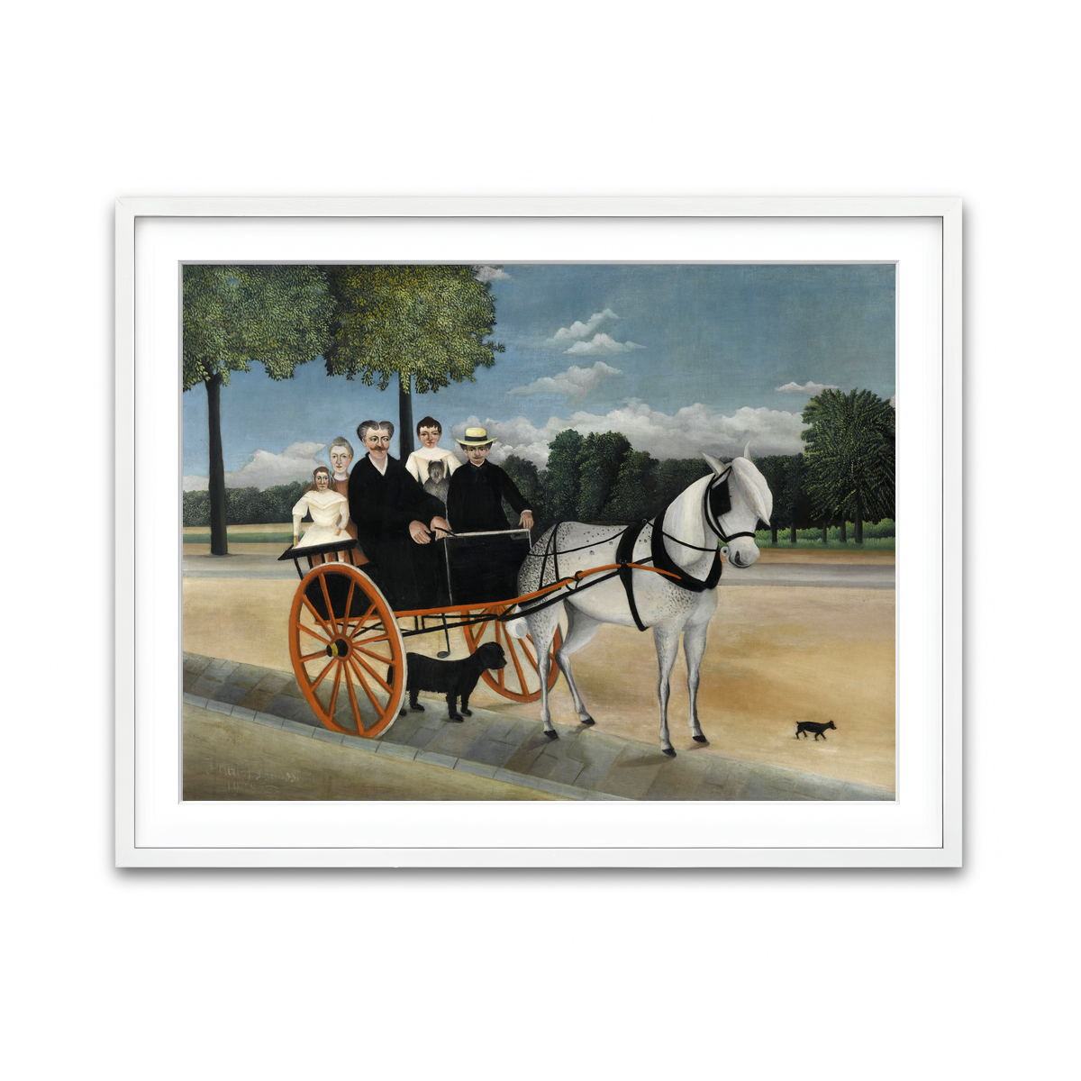 Framed Print 4x3 White