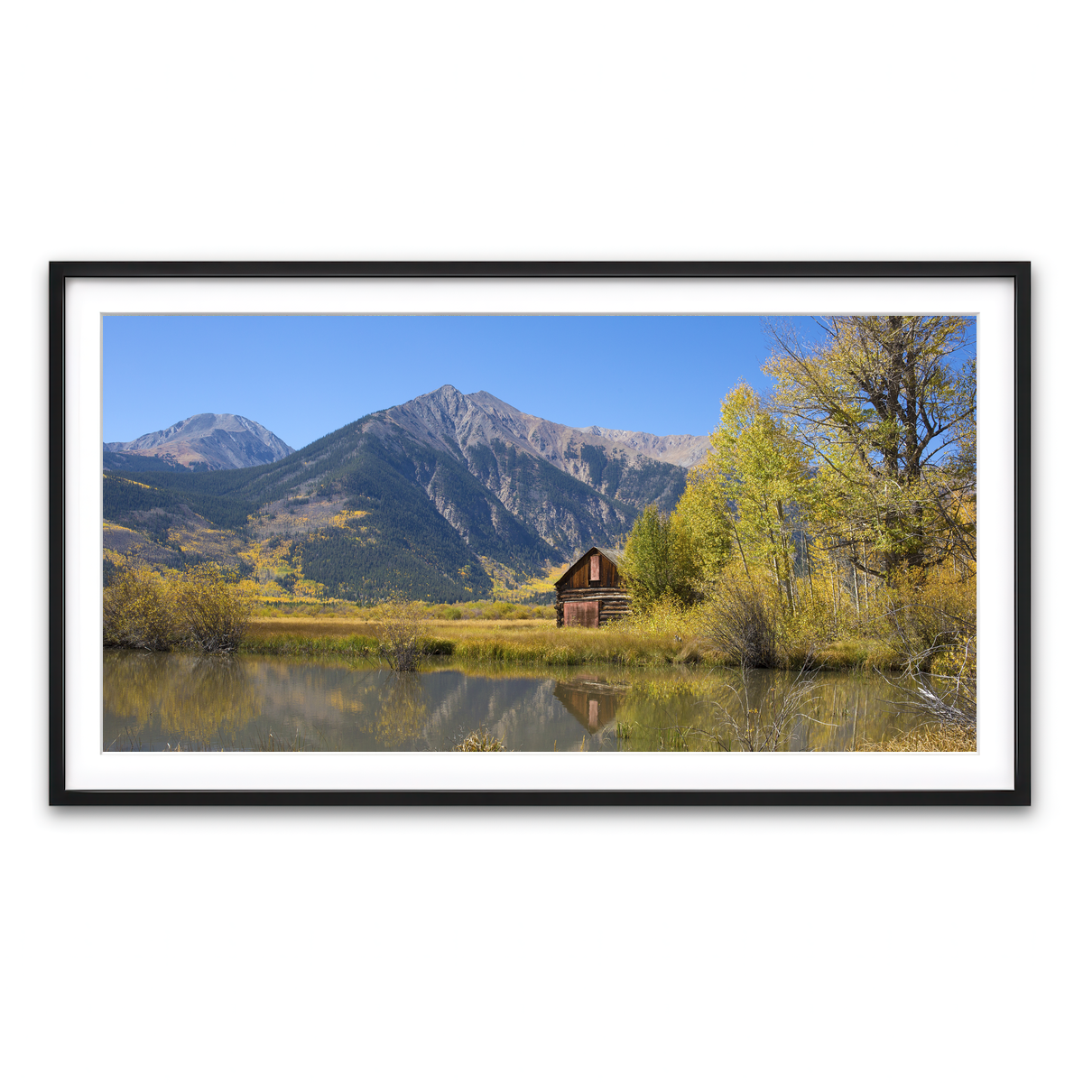 Framed Print 2x1 Black