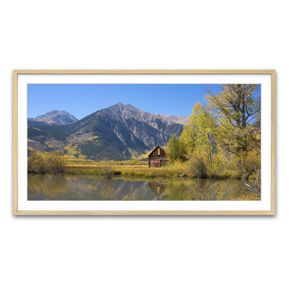 Framed Print 2x1 Natural
