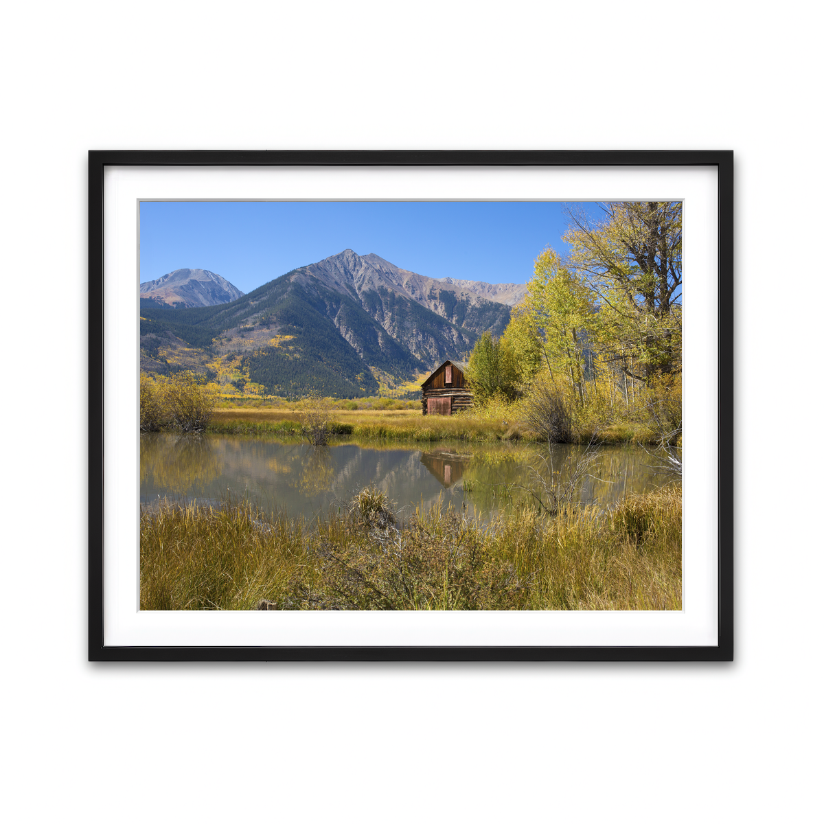 Framed Print 4x3 Black