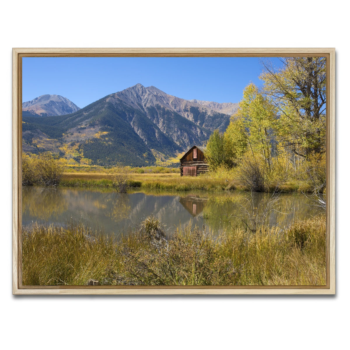 AUTO-MOCKUP WHITE | La Plata Peak | 1 Piece | Natural Framed Canvas | group=4x3
