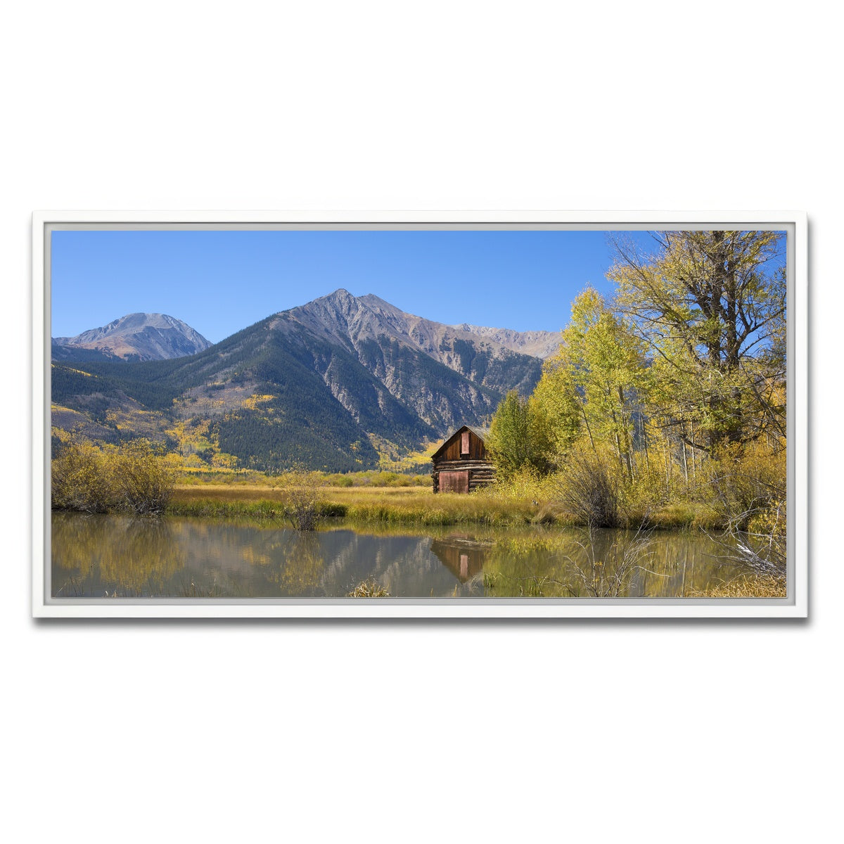 AUTO-MOCKUP WHITE | La Plata Peak | 1 Piece | White Framed Canvas | group=2x1