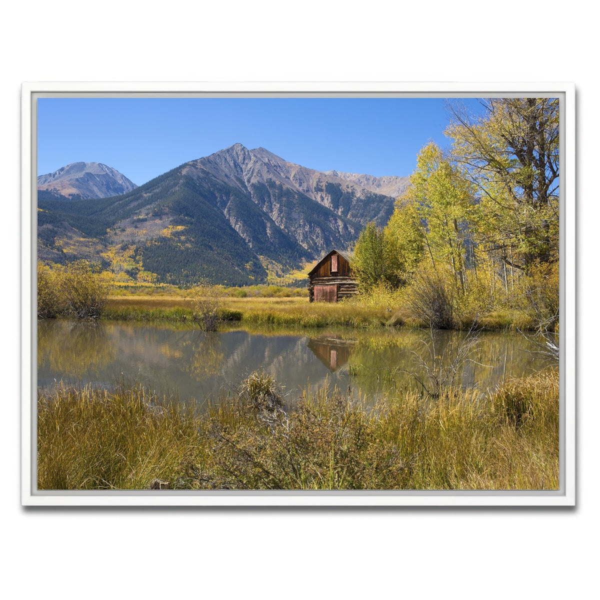 AUTO-MOCKUP WHITE | La Plata Peak | 1 Piece | White Framed Canvas | group=4x3