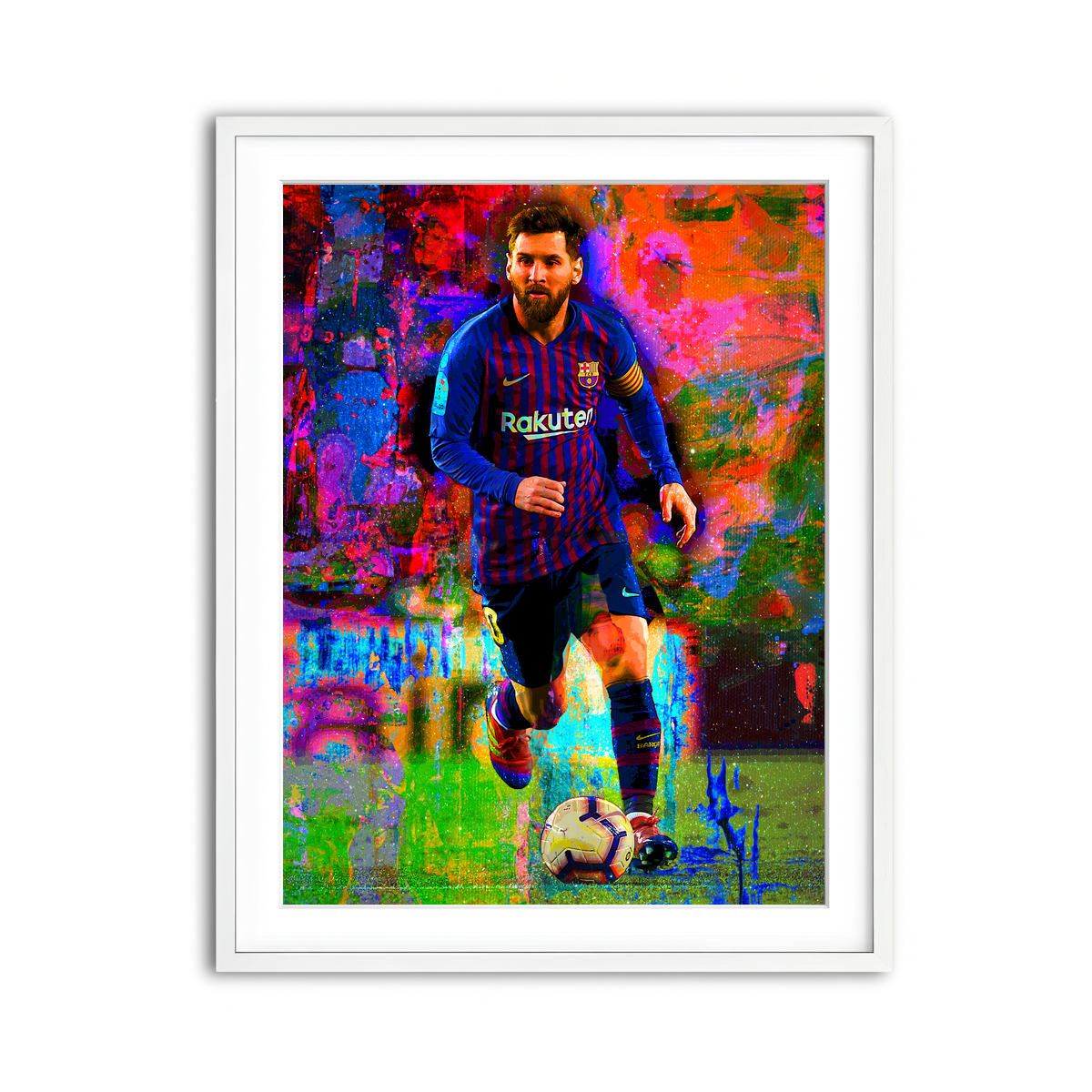 Framed Print 3x4 White