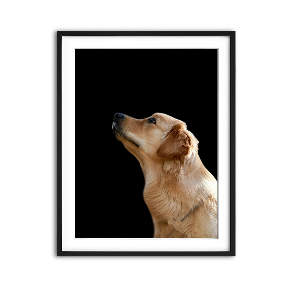 Framed Print 3x4 Black