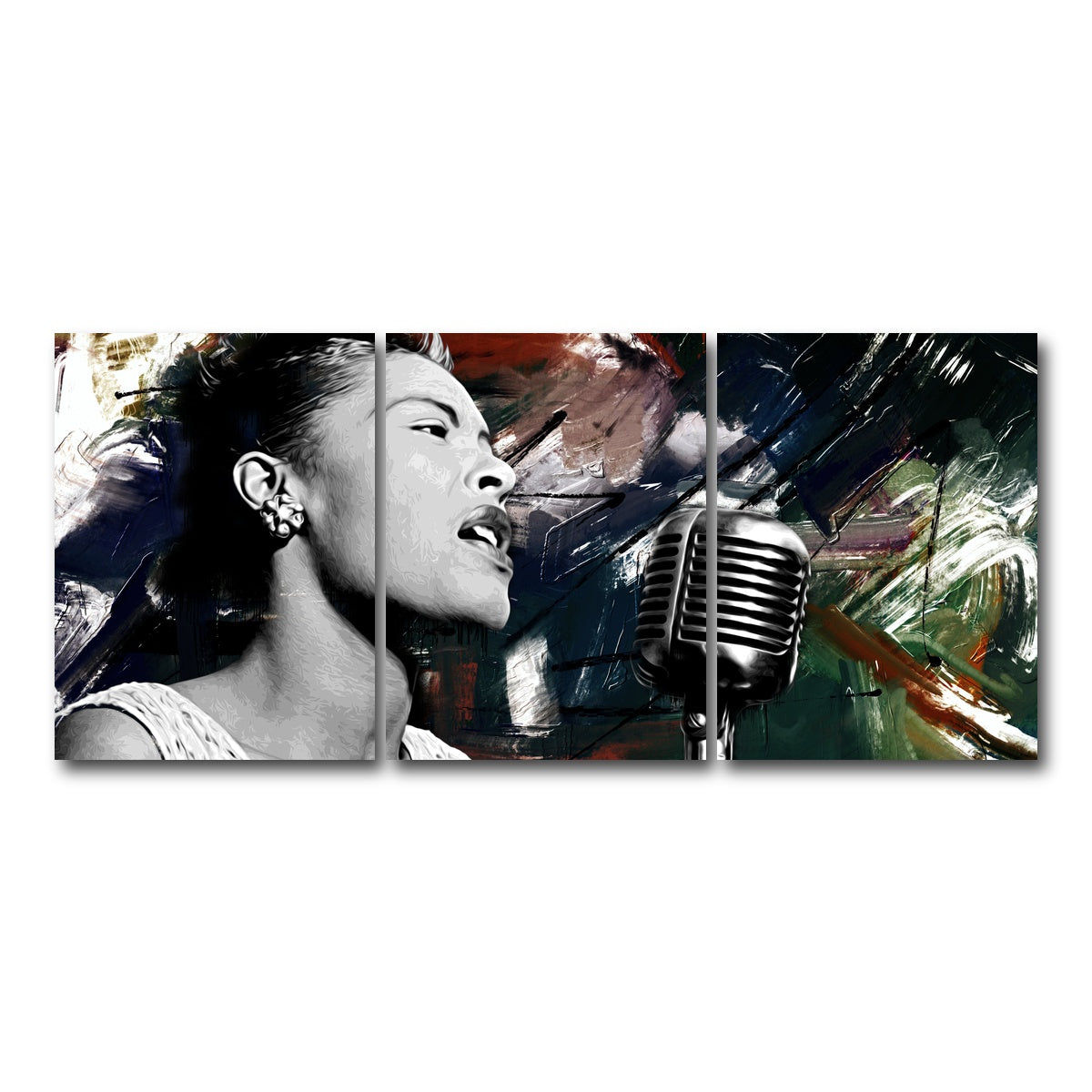 AUTO-MOCKUP WHITE | Lady Day | 3 Piece | Gallery Wrap Canvas | group=18x24