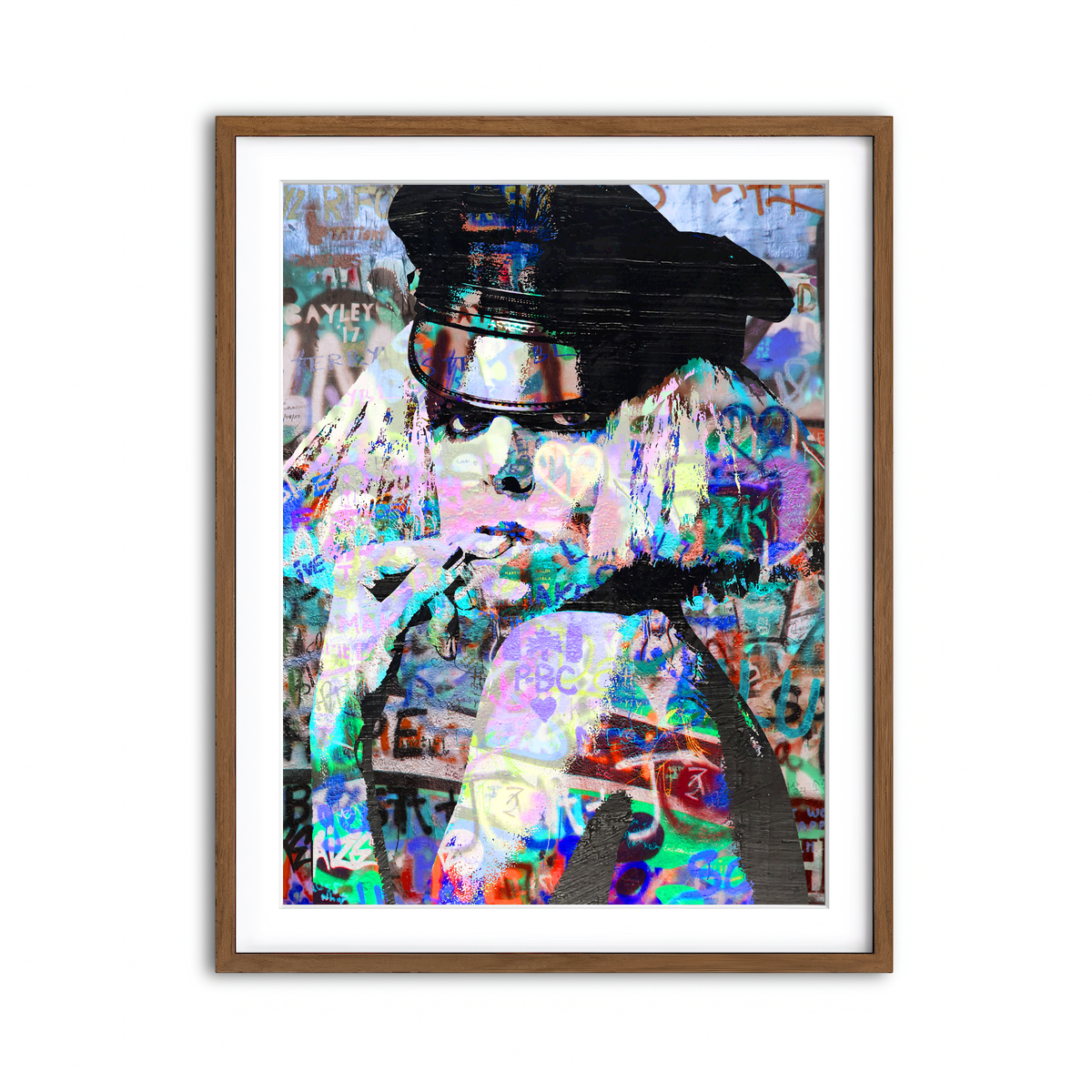 Framed Print 3x4 Walnut