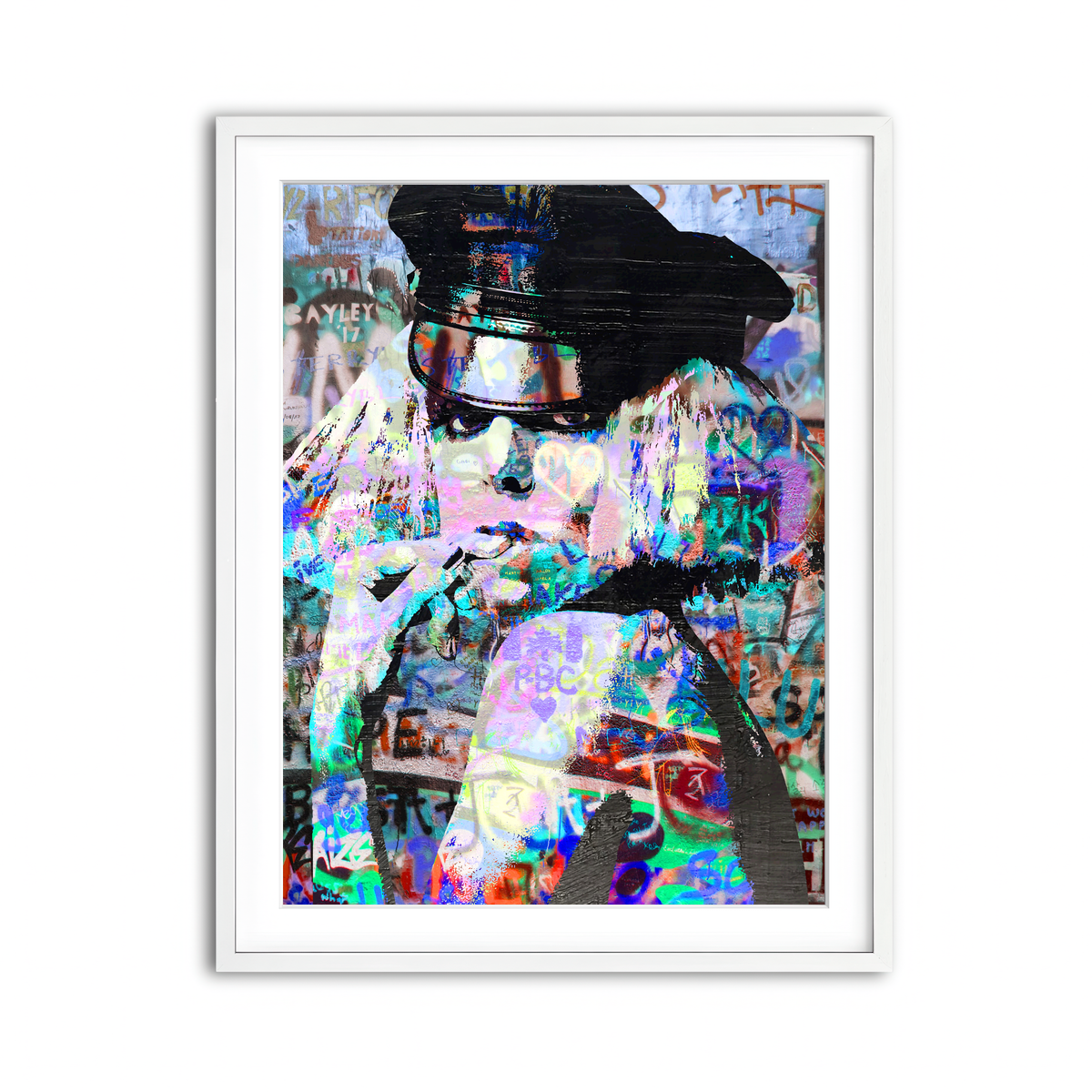 Framed Print 3x4 White