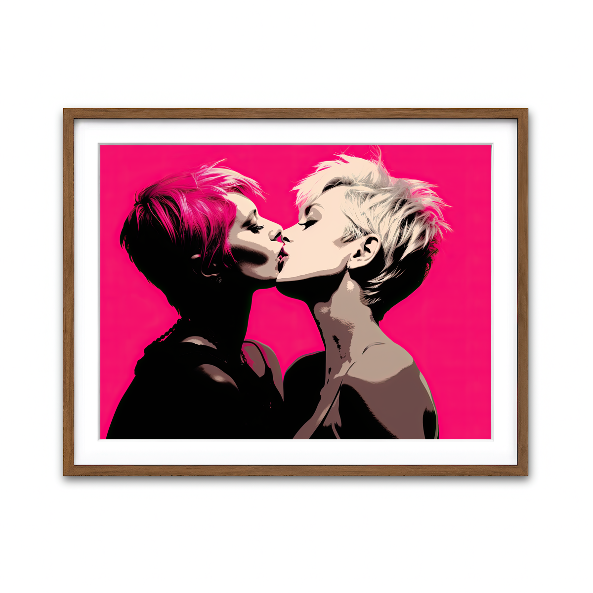 Framed Print 4x3 Walnut