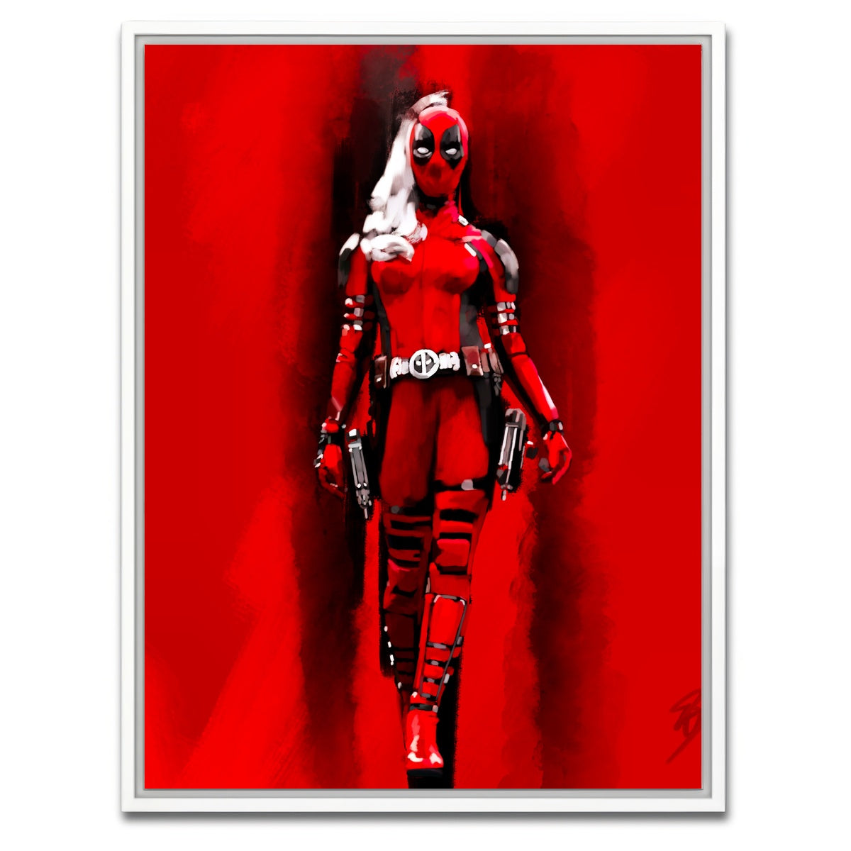 AUTO-MOCKUP WHITE | Ladypool | 1 Piece | White Framed Canvas | group=3x4