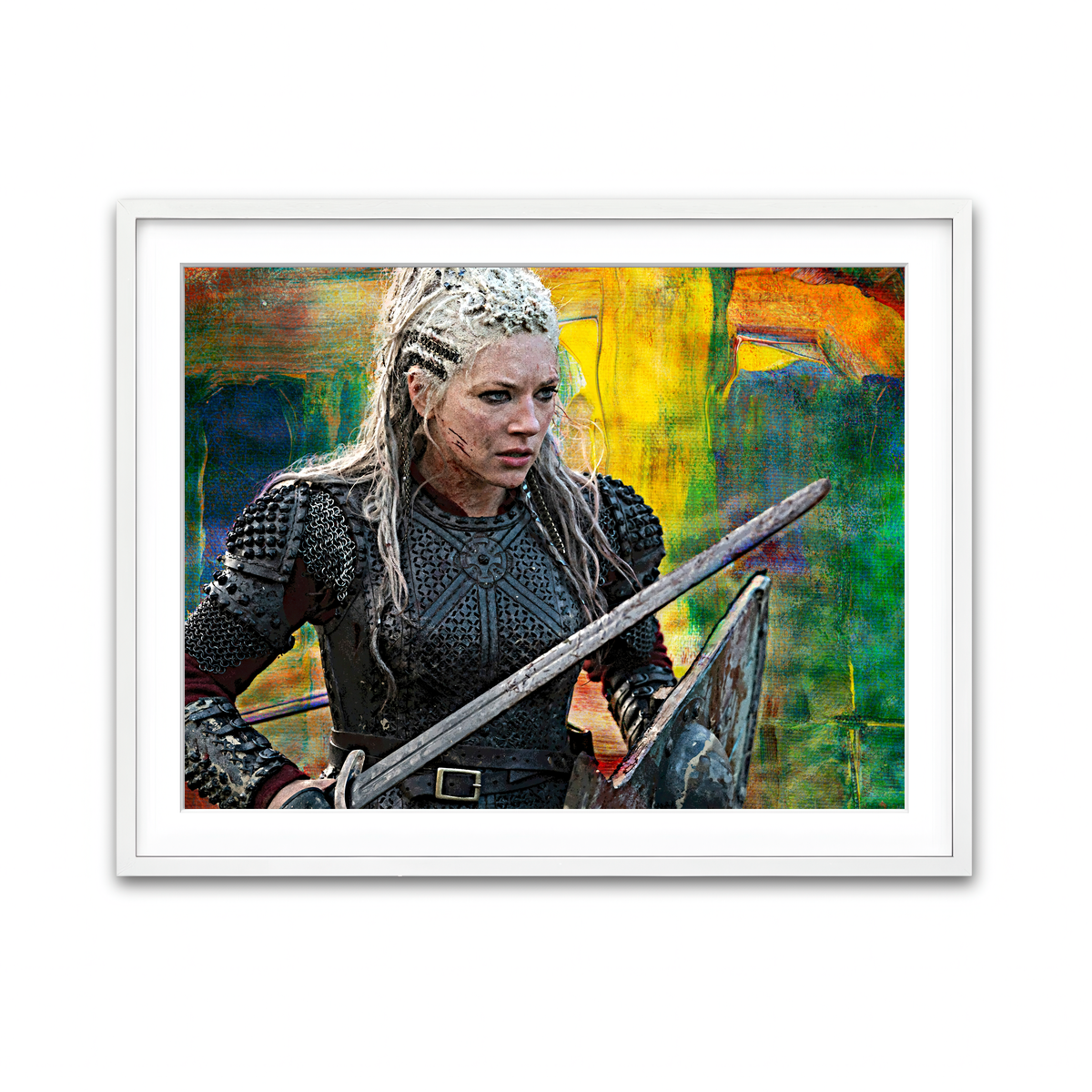 Framed Print 4x3 White