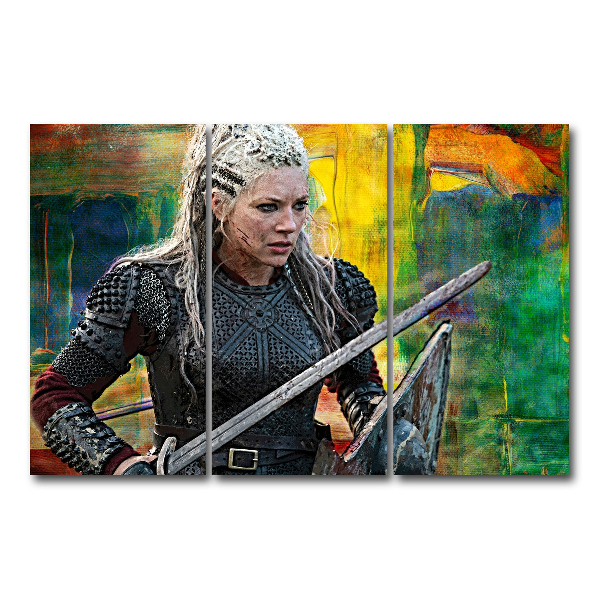 AUTO-MOCKUP WHITE | Lagertha | 3 Piece | Gallery Wrap Canvas | group=12x24