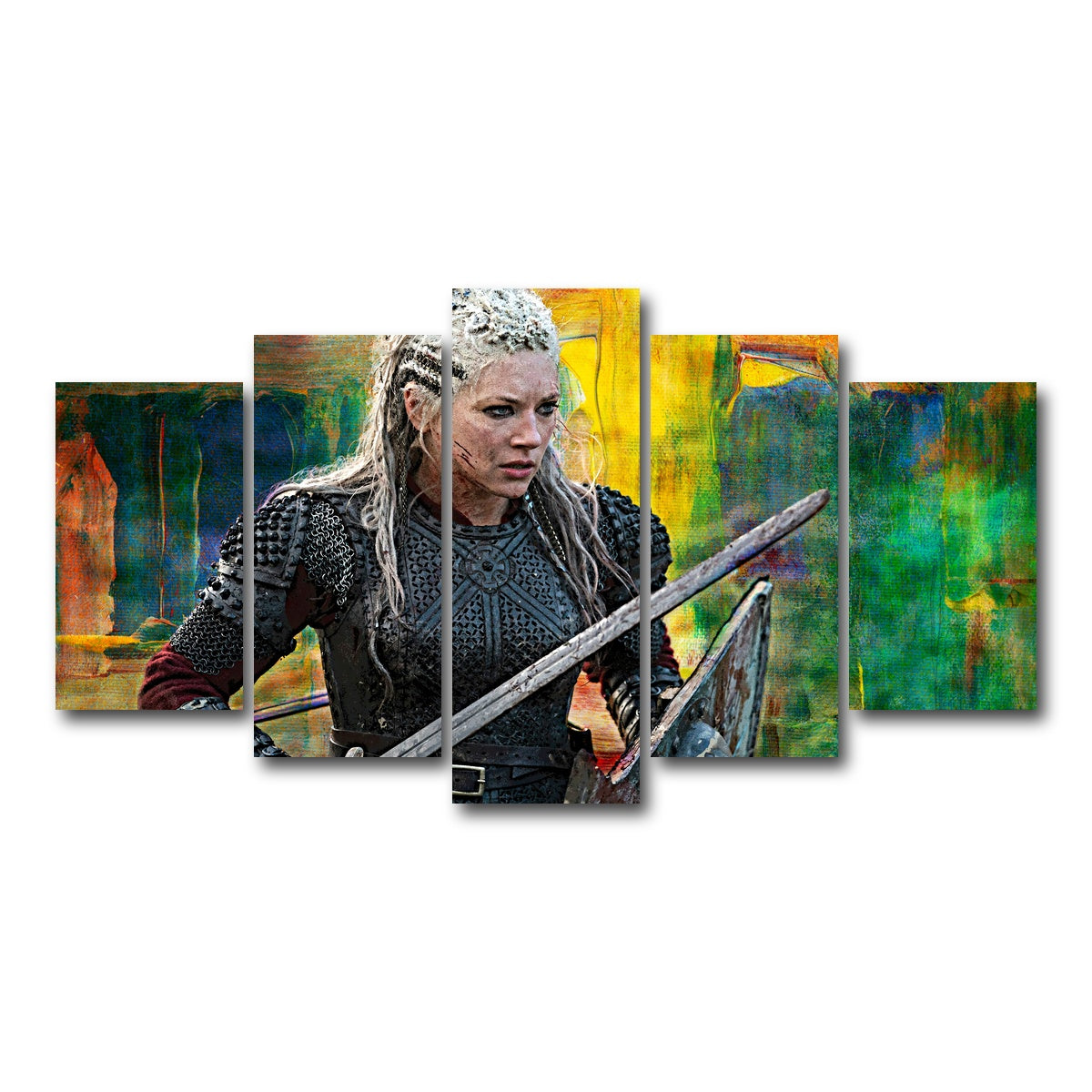 AUTO-MOCKUP WHITE | Lagertha | 5 Piece | Gallery Wrap Canvas | group=5_normal