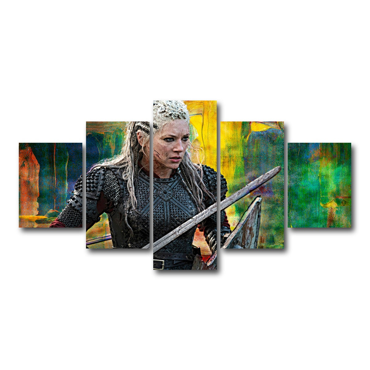 AUTO-MOCKUP WHITE | Lagertha | 5 Piece | Gallery Wrap Canvas | group=5_short
