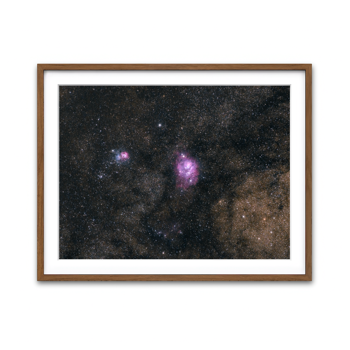 Framed Print 4x3 Walnut