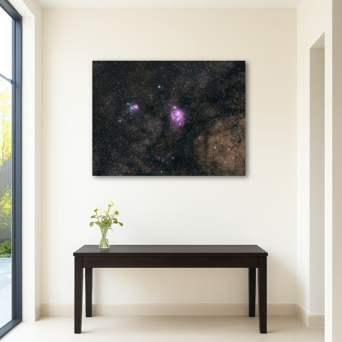 AUTO-MOCKUP ROOM | Lagoon and Trifid nebula