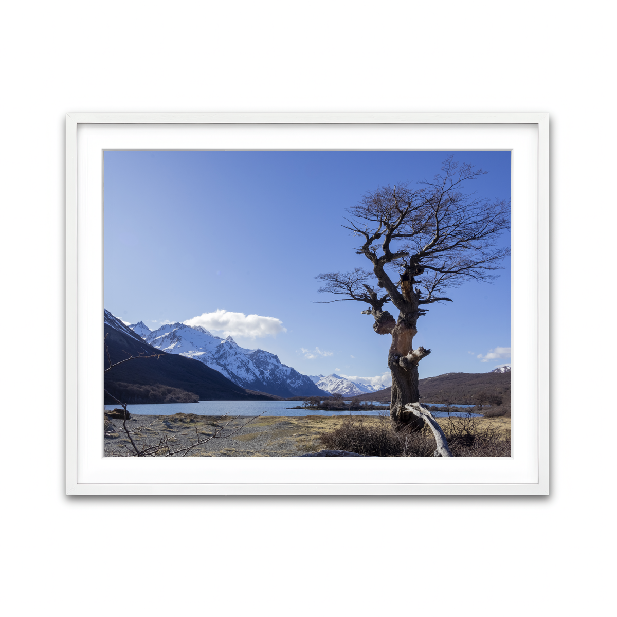 Framed Print 4x3 White