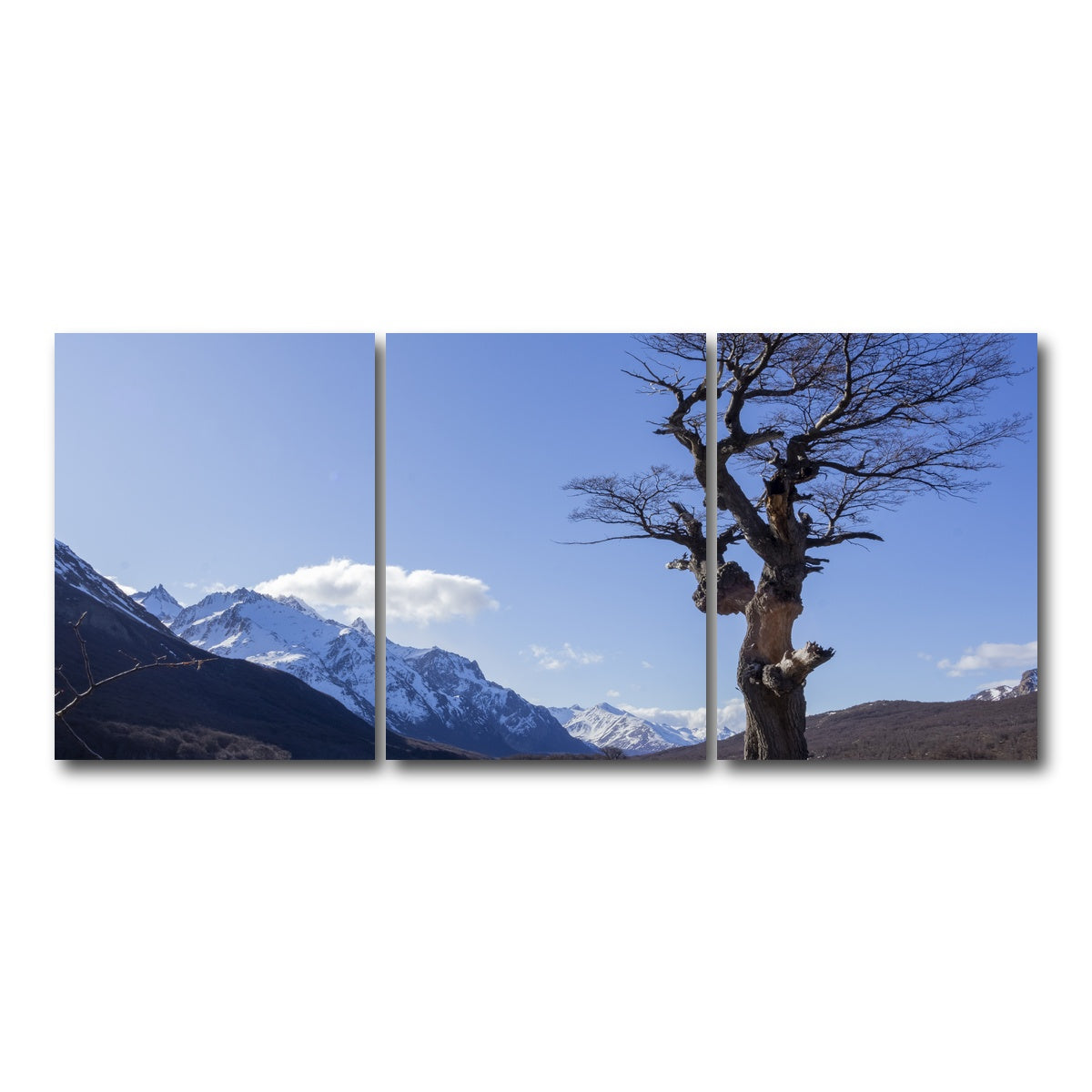 AUTO-MOCKUP WHITE | Laguna Hija - El Chalten | 3 Piece | Gallery Wrap Canvas | group=18x24