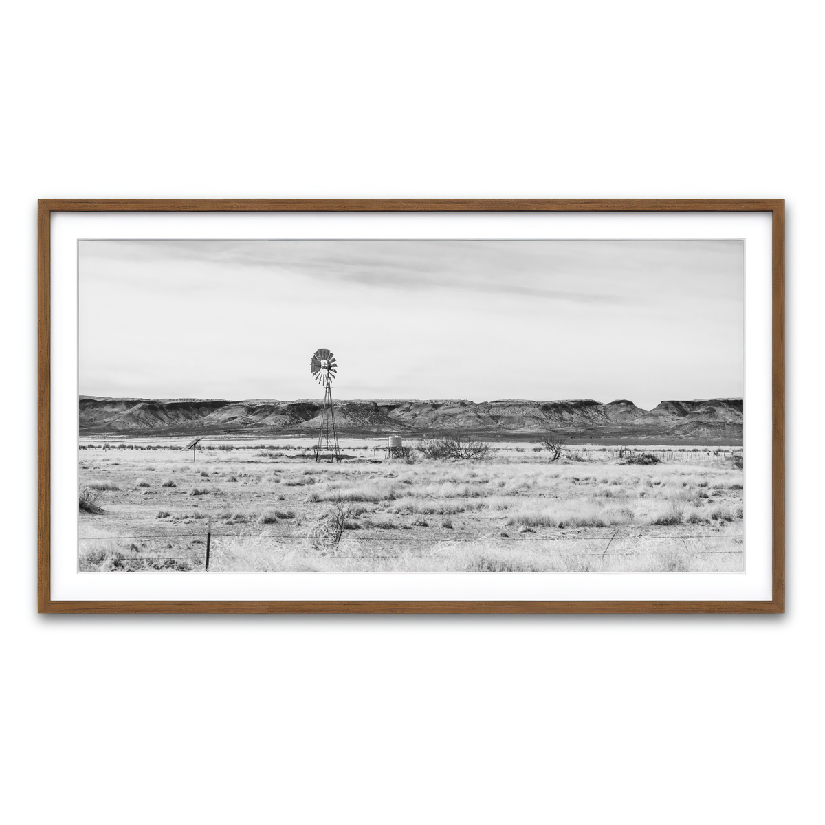 Framed Print 2x1 Walnut