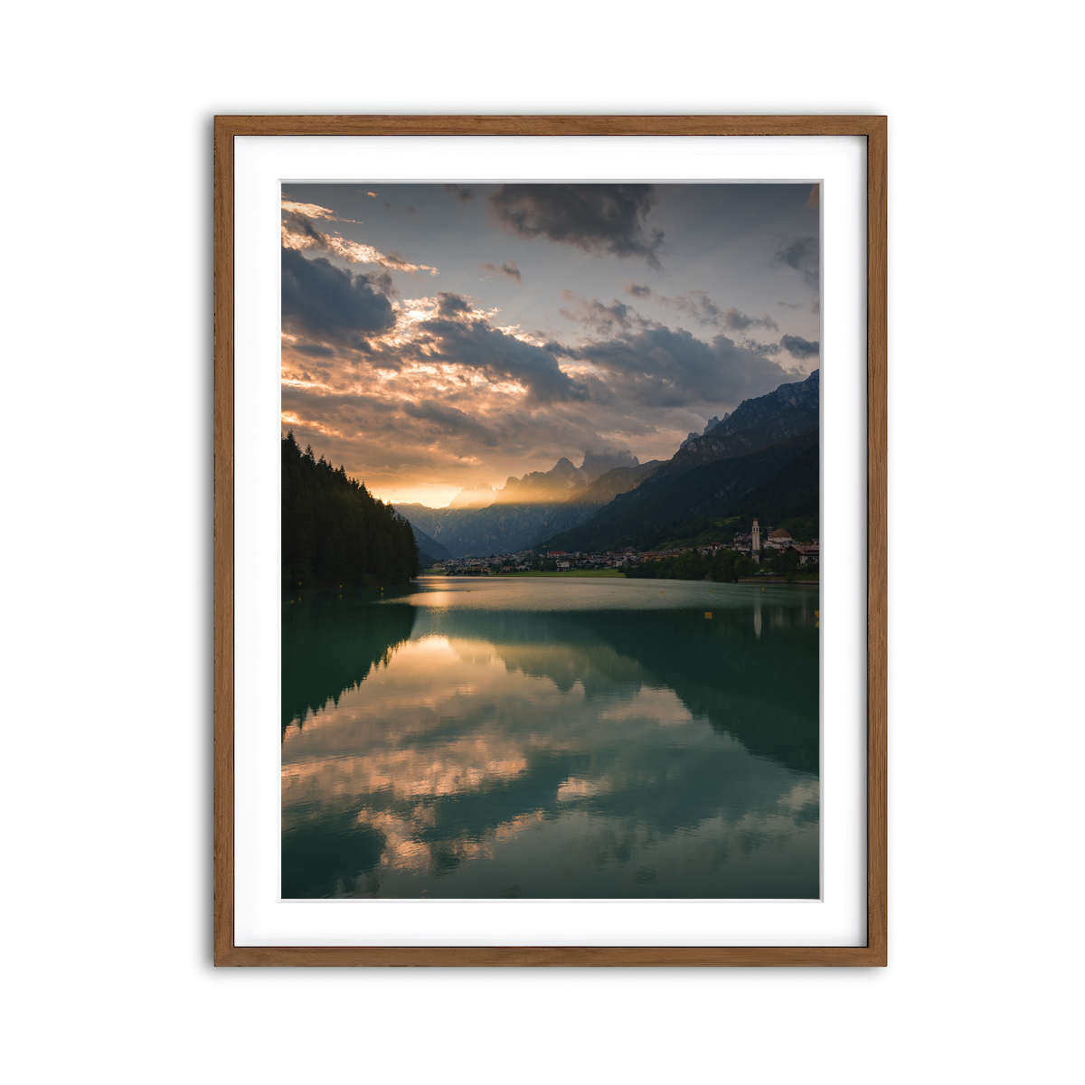 Framed Print 3x4 Walnut