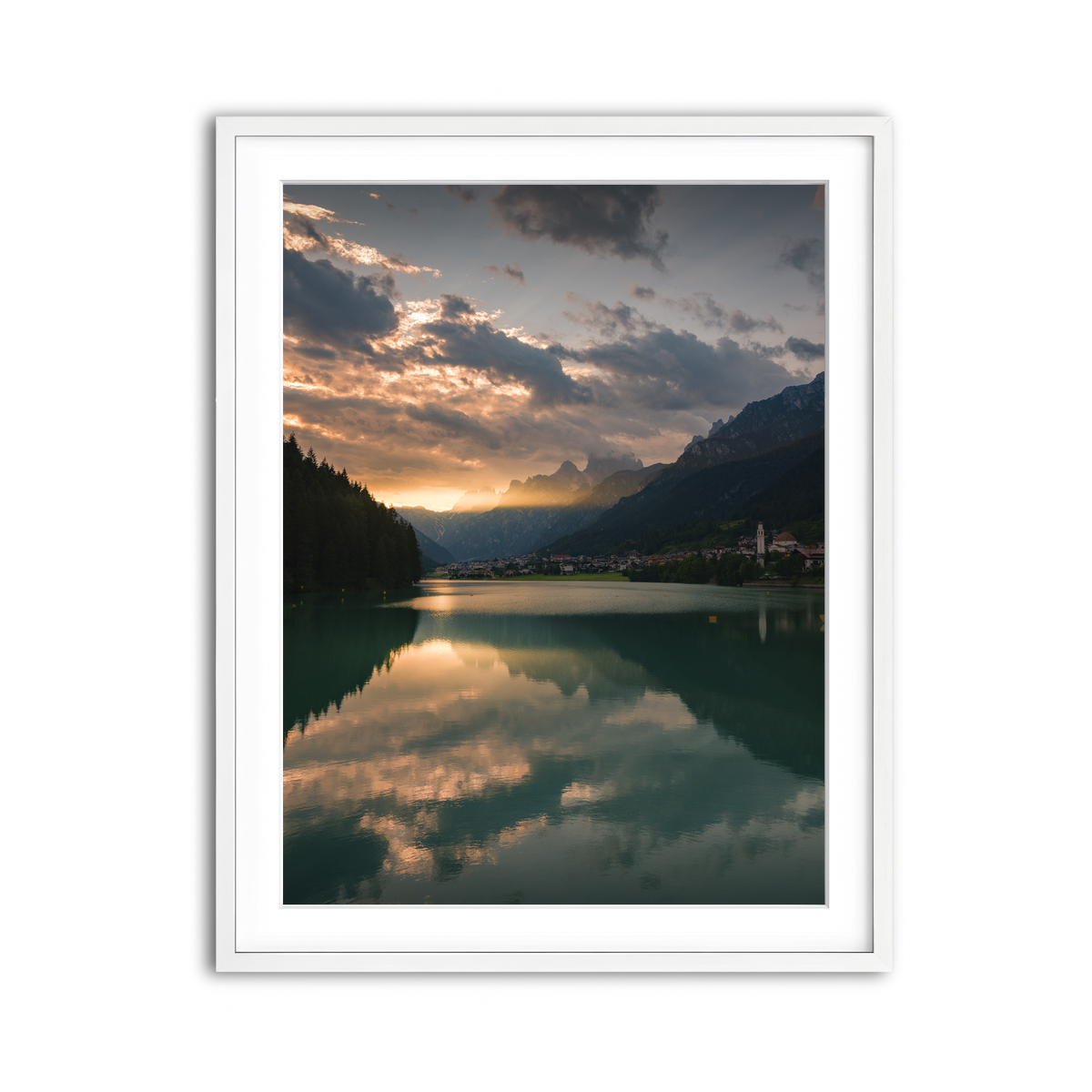 Framed Print 3x4 White