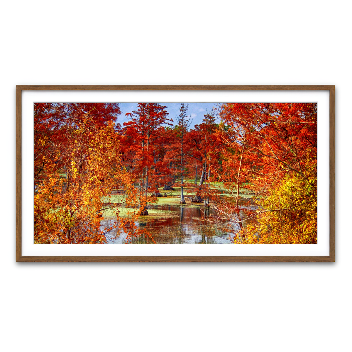 Framed Print 2x1 Walnut