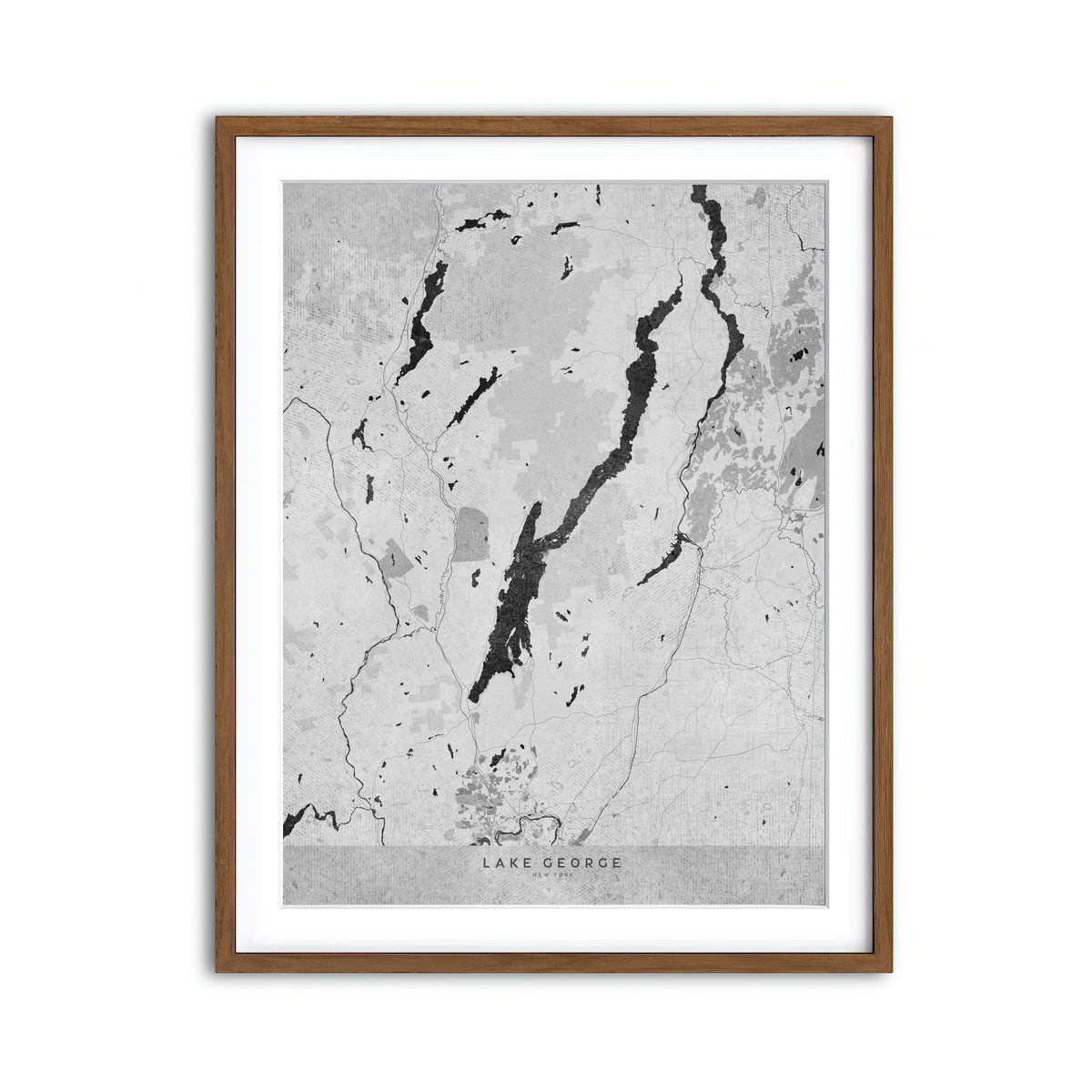 Framed Print 3x4 Walnut