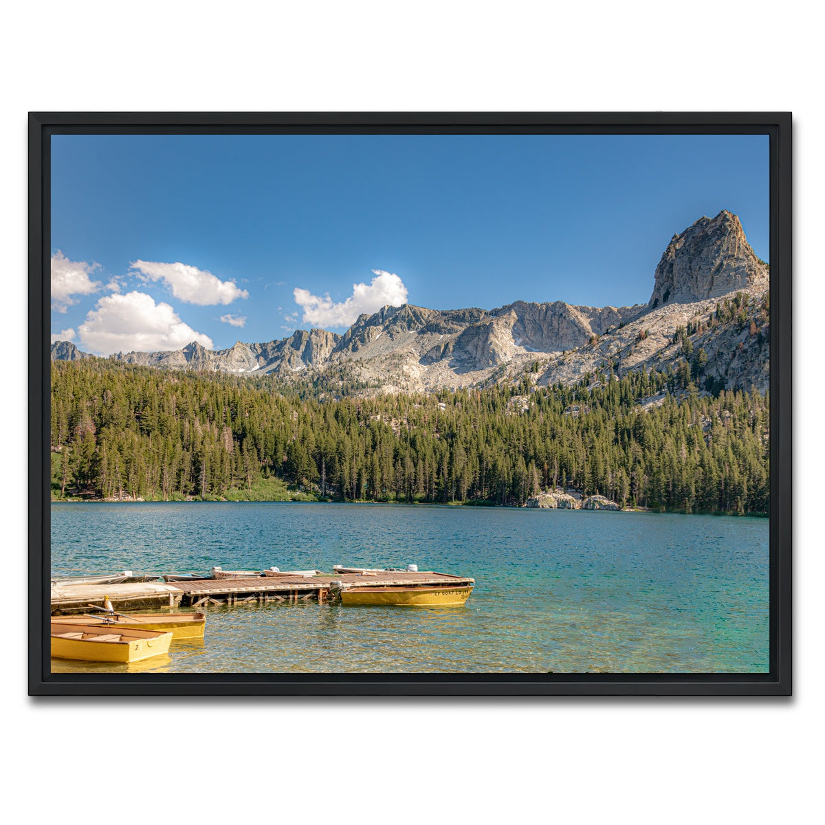 AUTO-MOCKUP WHITE | Lake George | 1 Piece | Black Framed Canvas | group=4x3