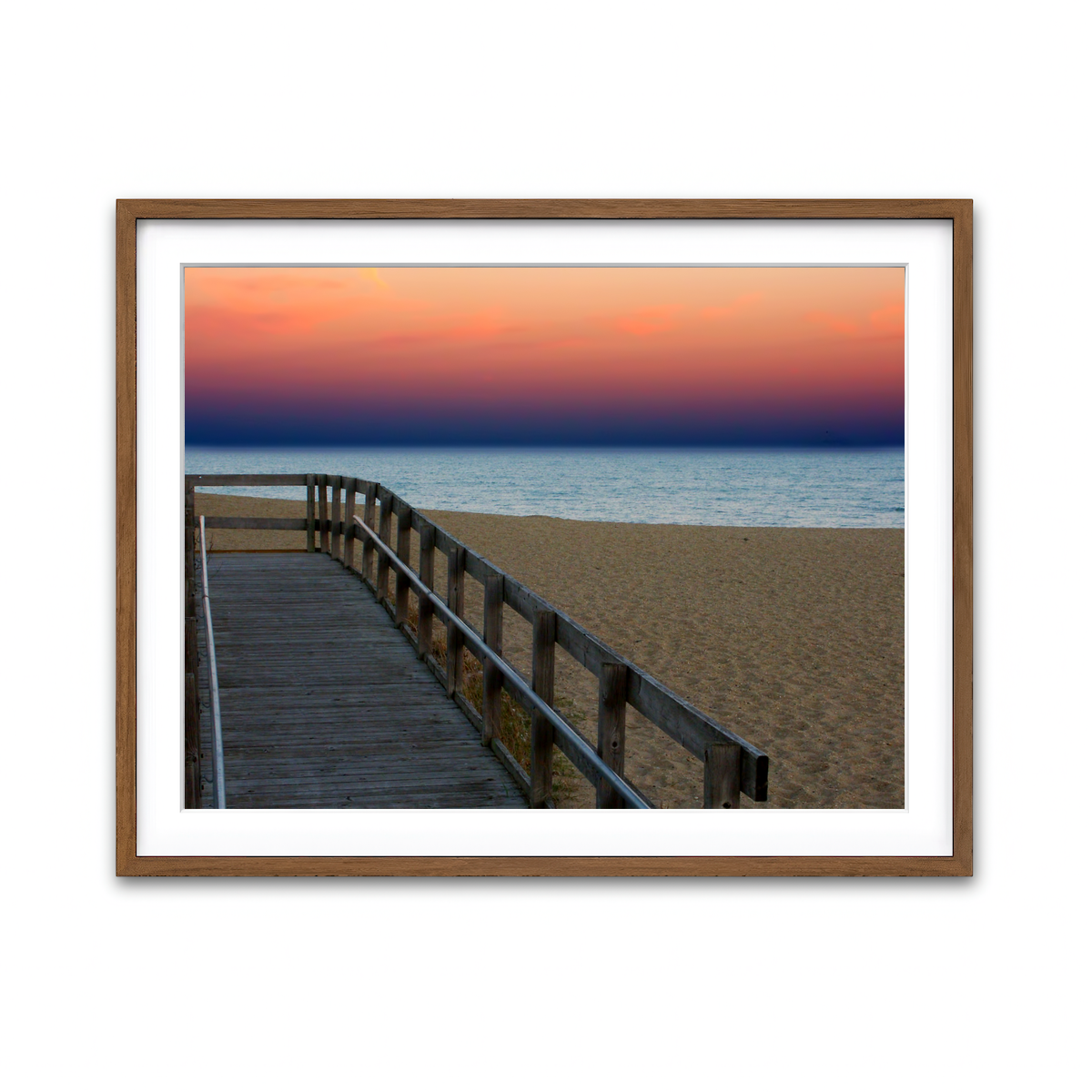 Framed Print 4x3 Walnut