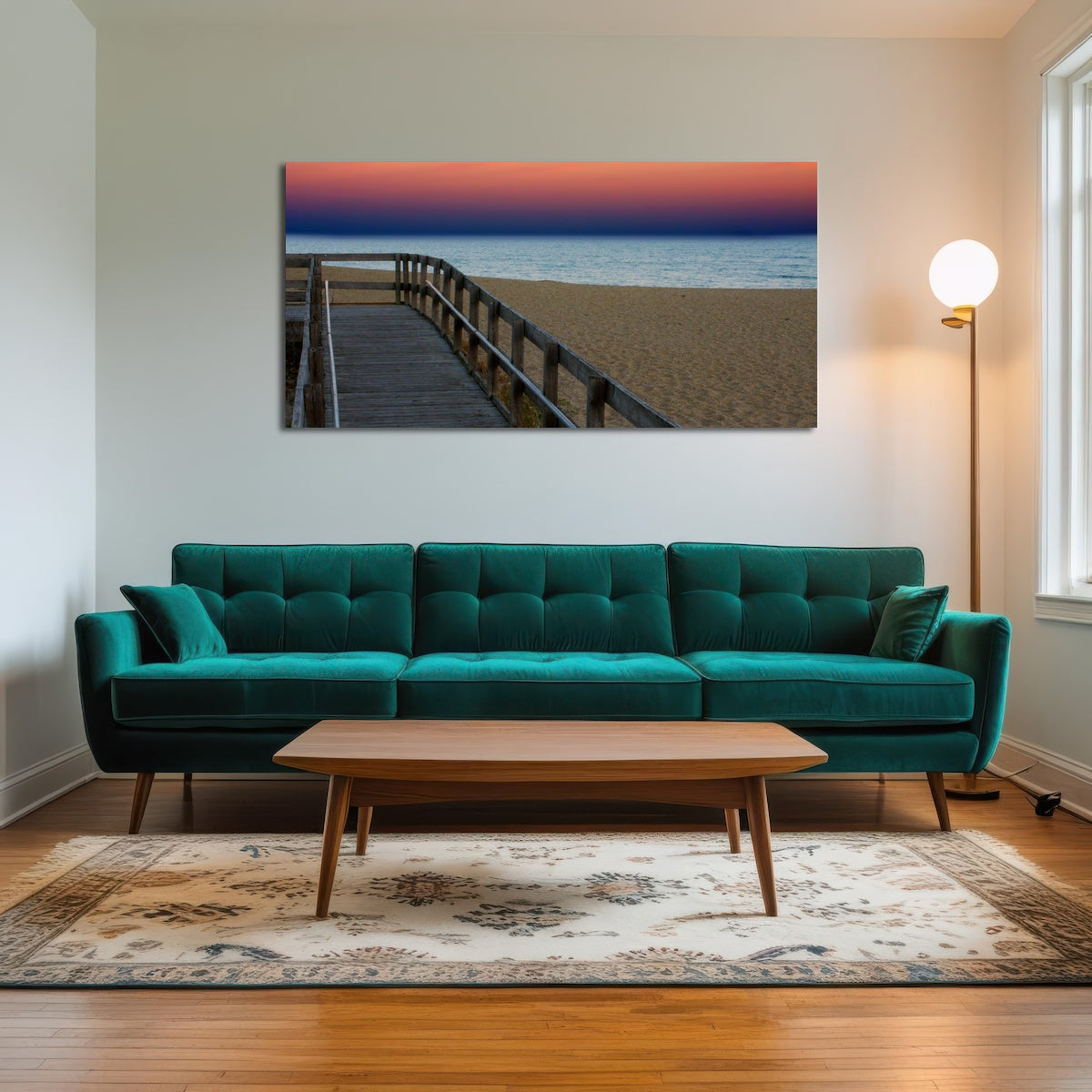 AUTO-MOCKUP ROOM | Lake Michigan sunset