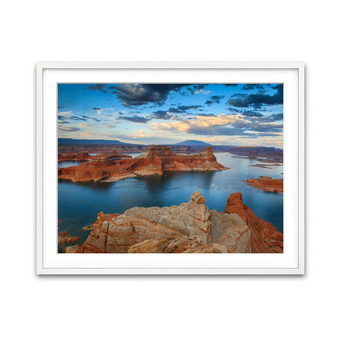 Framed Print 4x3 White
