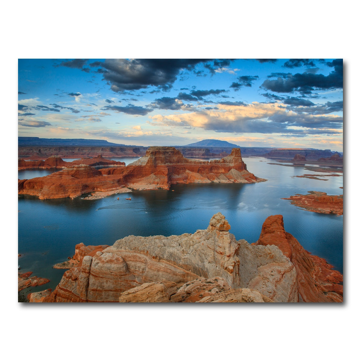 AUTO-MOCKUP WHITE | Lake Powell from Alstrom Point | 1 Piece | Gallery Wrap Canvas | group=4x3