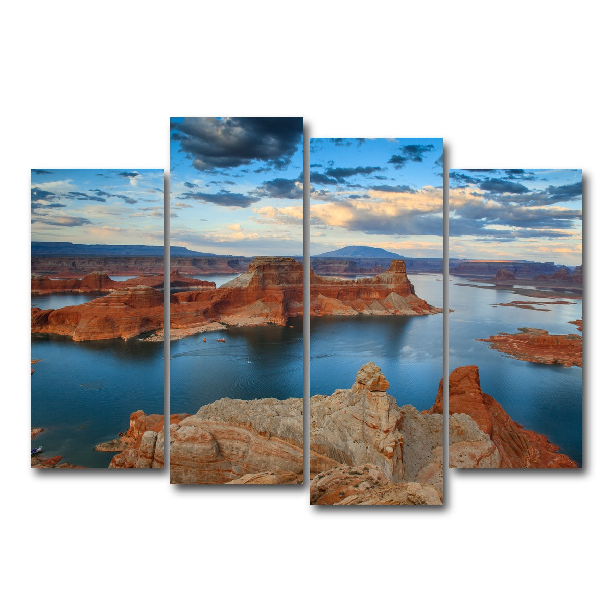 AUTO-MOCKUP WHITE | Lake Powell from Alstrom Point | 4 Piece | Gallery Wrap Canvas | group=4_normal