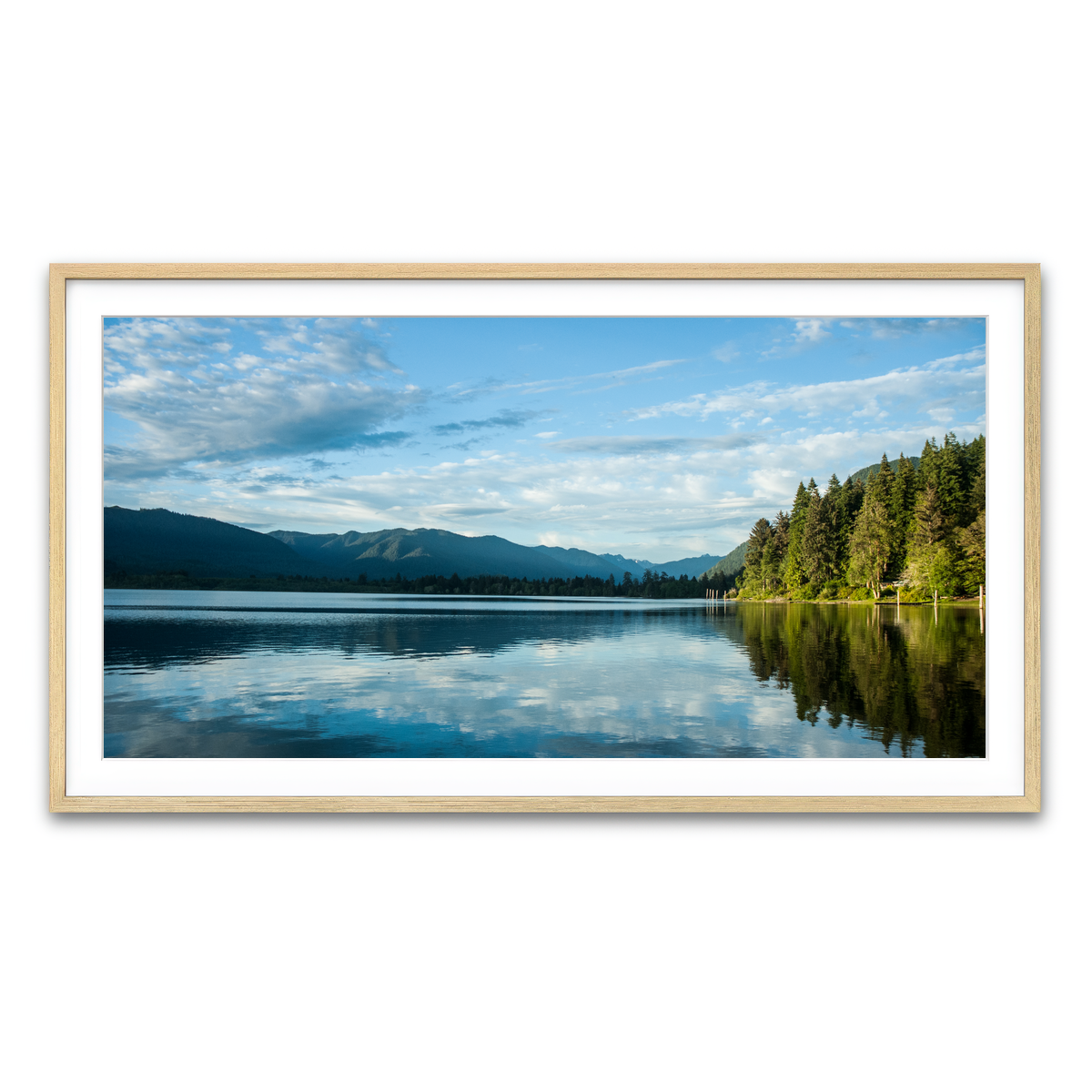 Framed Print 2x1 Natural