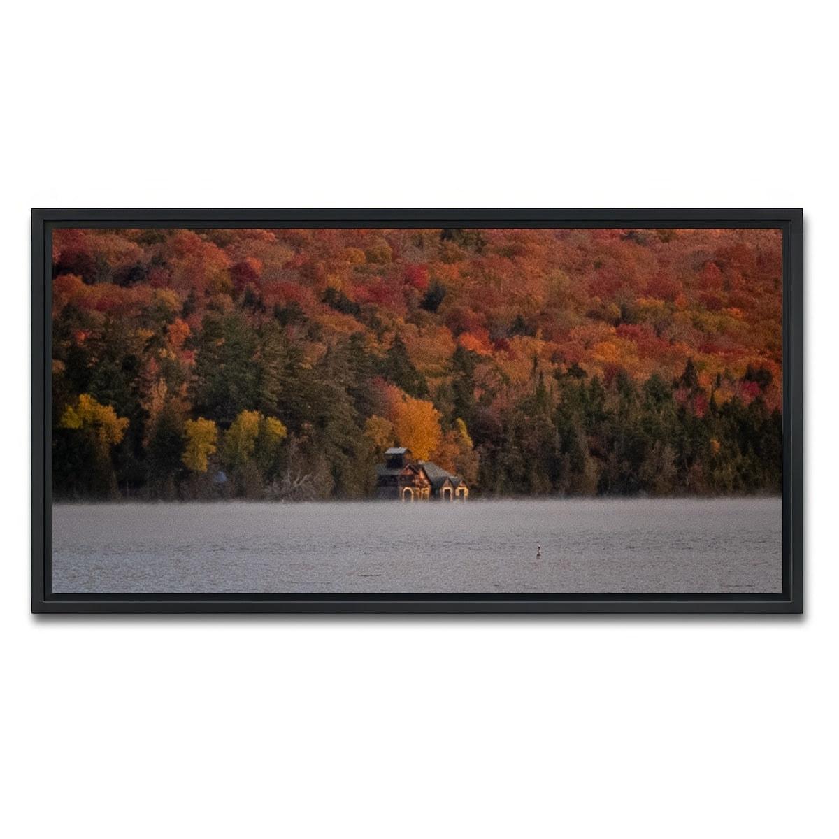 AUTO-MOCKUP WHITE | Lake Solitude | 1 Piece | Black Framed Canvas | group=2x1
