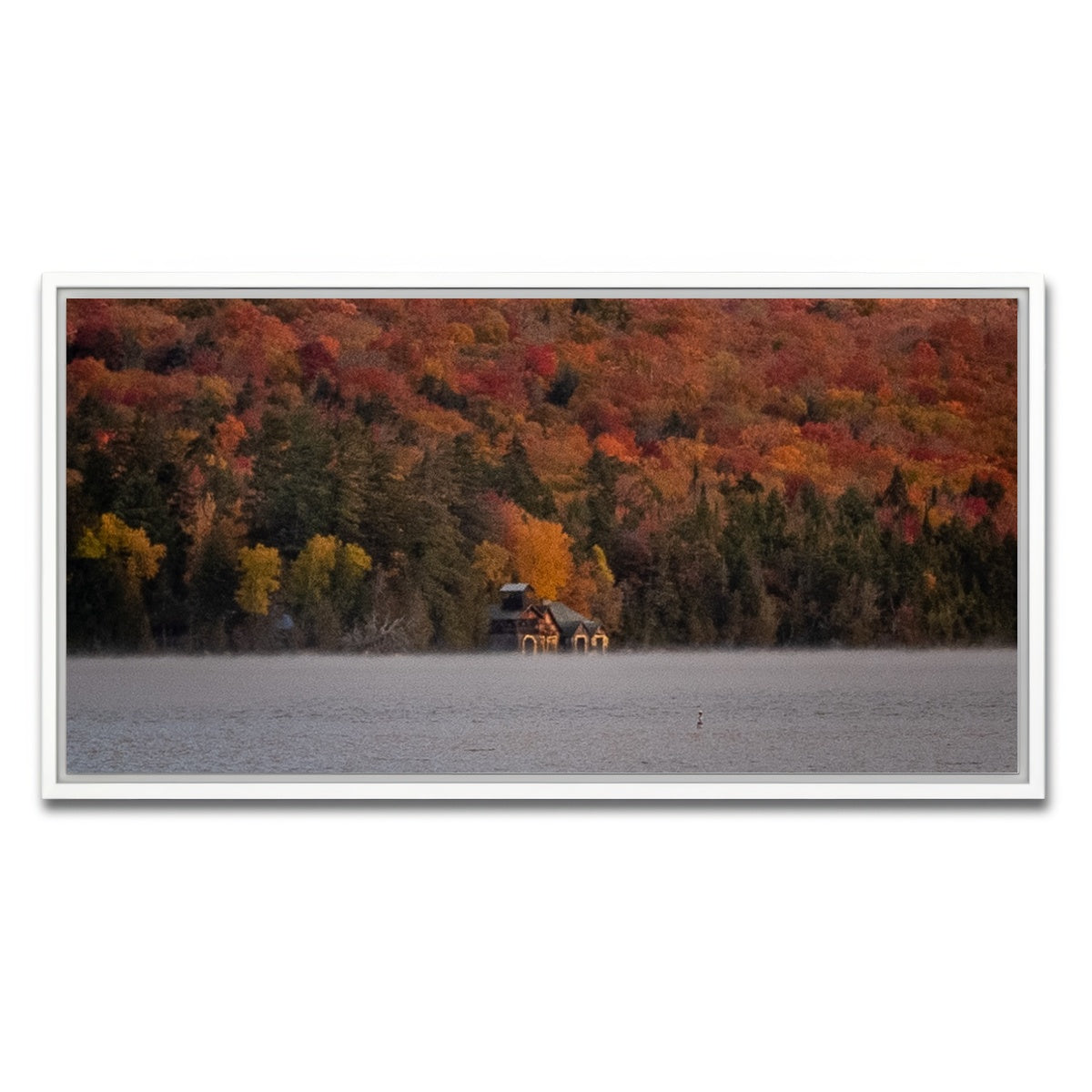 AUTO-MOCKUP WHITE | Lake Solitude | 1 Piece | White Framed Canvas | group=2x1