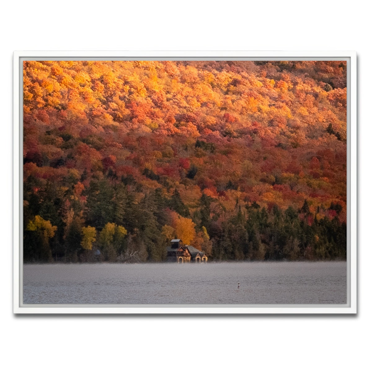 AUTO-MOCKUP WHITE | Lake Solitude | 1 Piece | White Framed Canvas | group=4x3