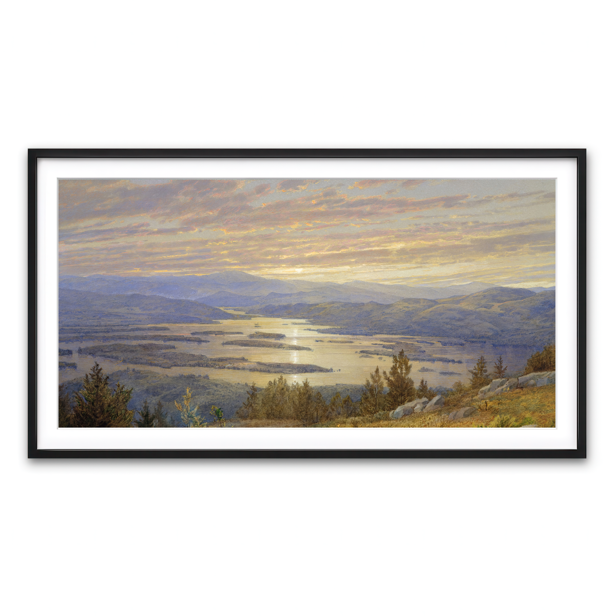 Framed Print 2x1 Black