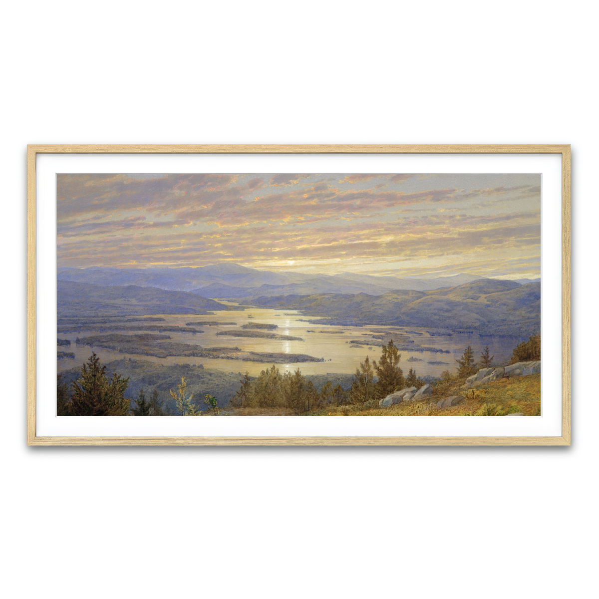 Framed Print 2x1 Natural