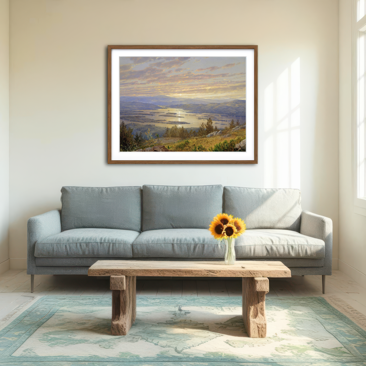 AUTO-MOCKUP ROOM | Lake Squam New Hampshire Wall Art