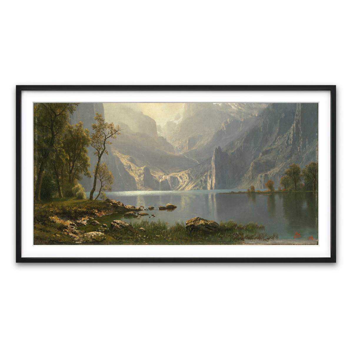 Framed Print 2x1 Black
