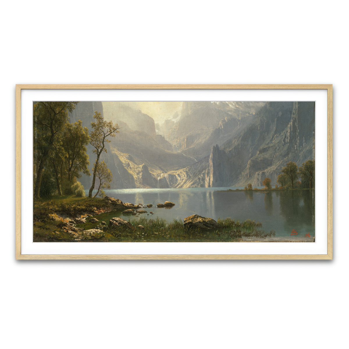 Framed Print 2x1 Natural