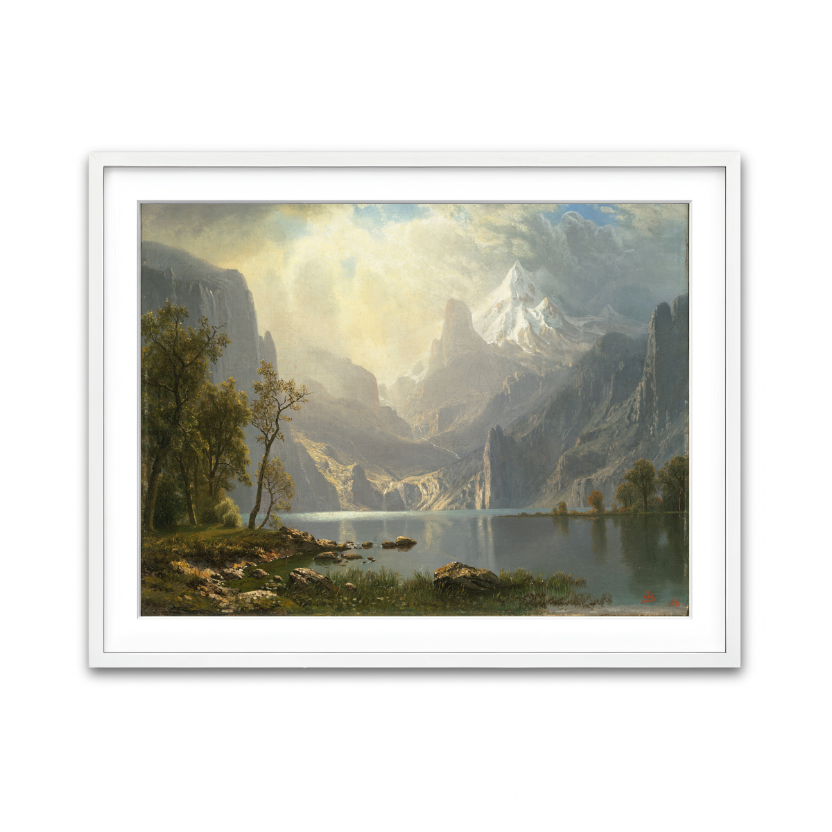 Framed Print 4x3 White