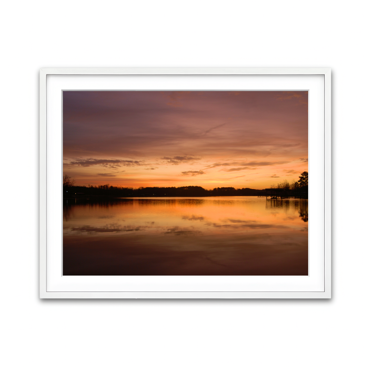 Framed Print 4x3 White