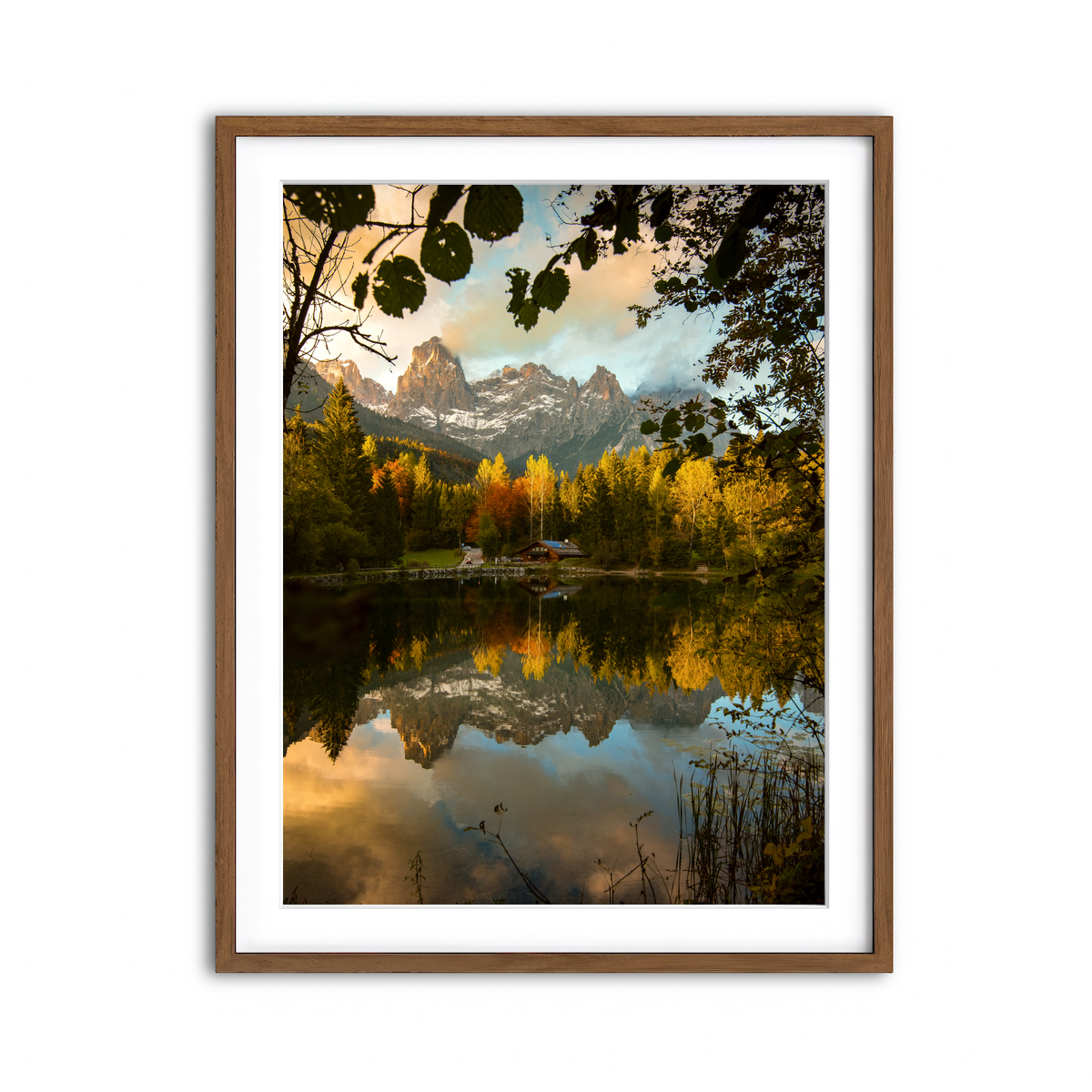 Framed Print 3x4 Walnut