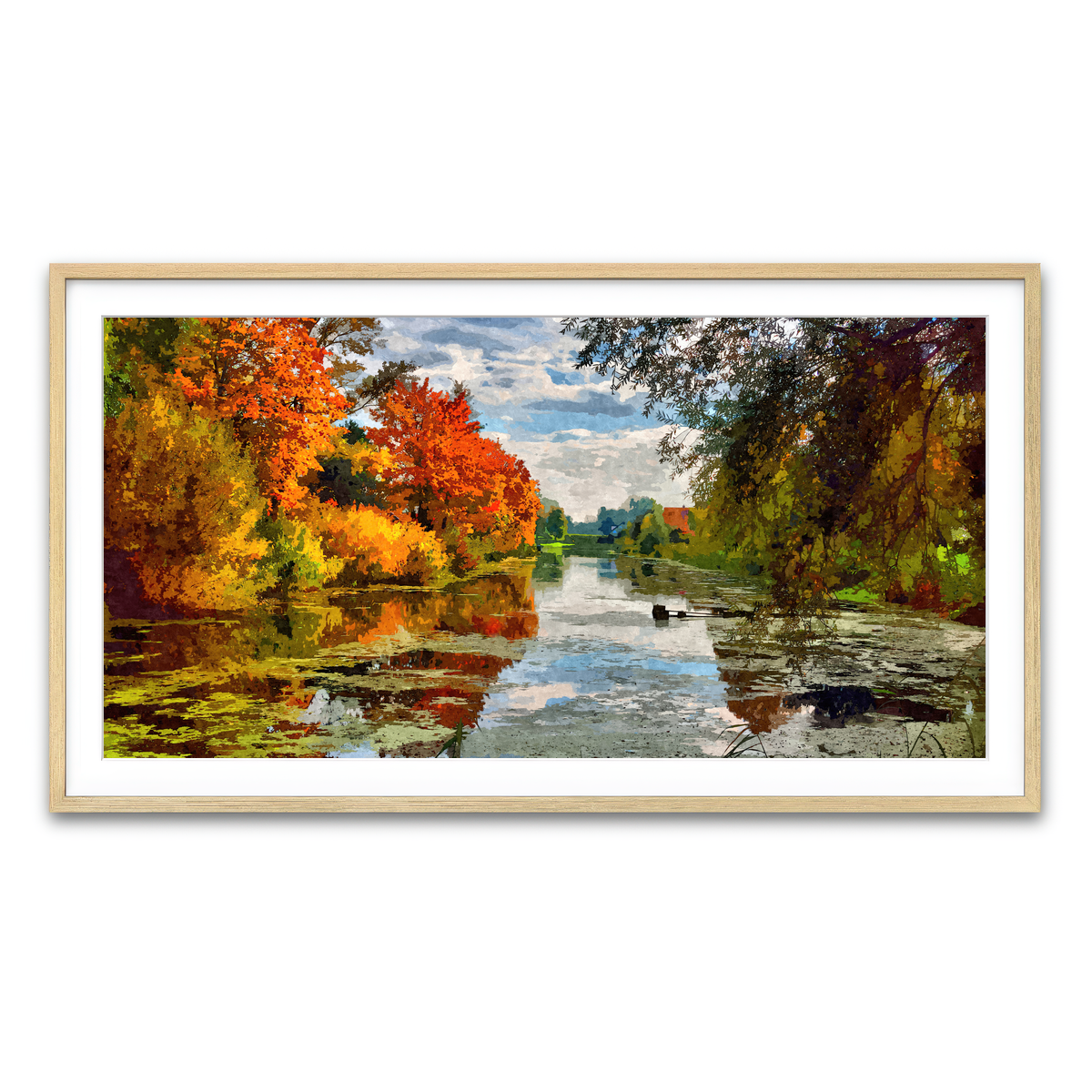 Framed Print 2x1 Natural