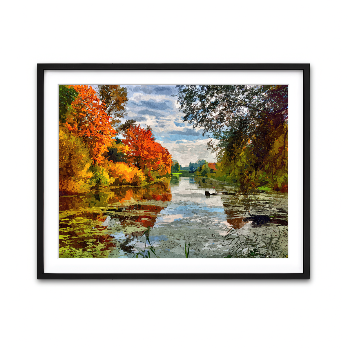 Framed Print 4x3 Black