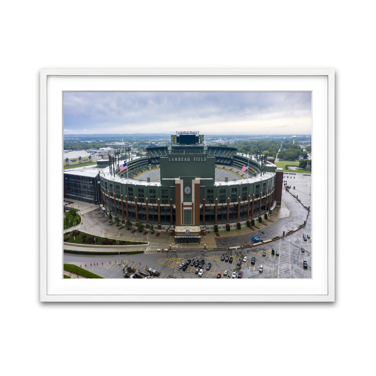 Framed Print 4x3 White