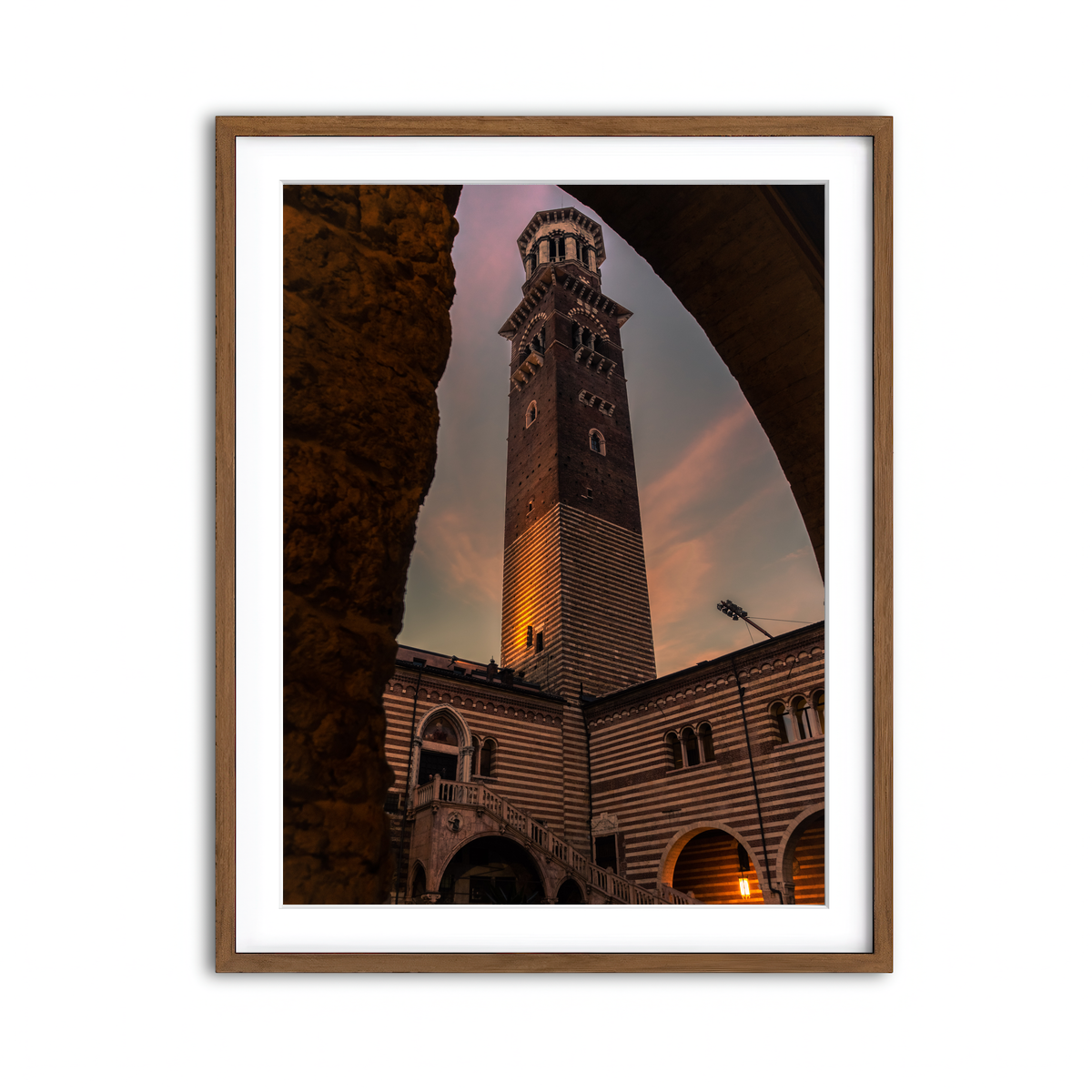Framed Print 3x4 Walnut