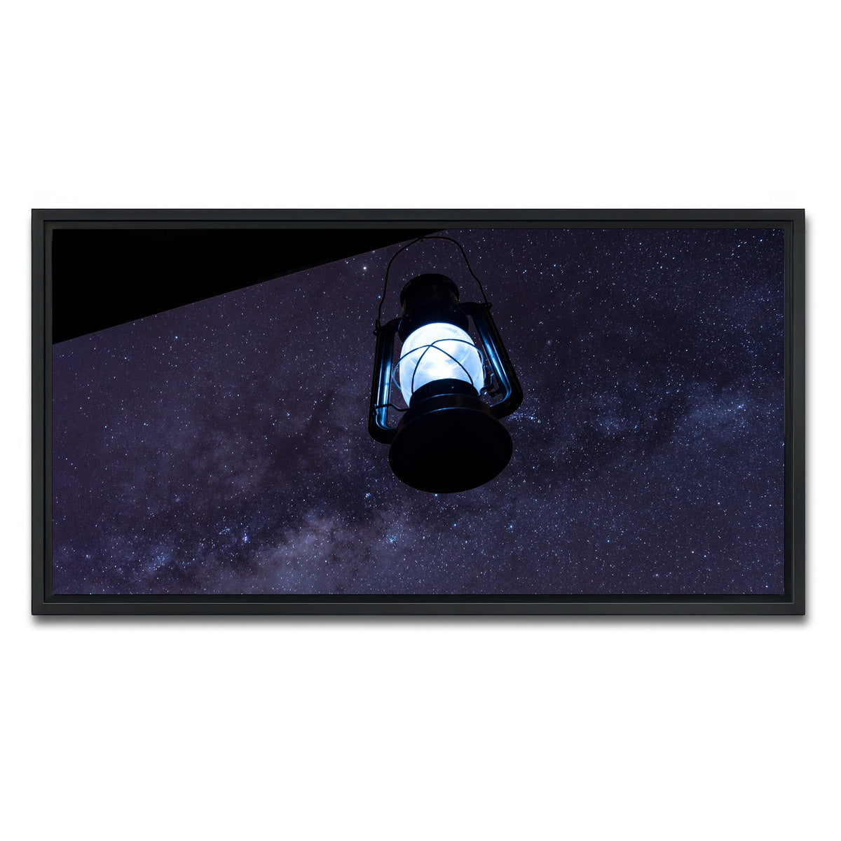 AUTO-MOCKUP WHITE | Lamp and Sky | 1 Piece | Black Framed Canvas | group=2x1